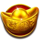 Gold ingot symbol from Coins of Dragon: Hold and Win paytable